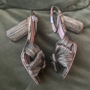 Loeffler Randall Camellia Dark Gold Heel 8.5